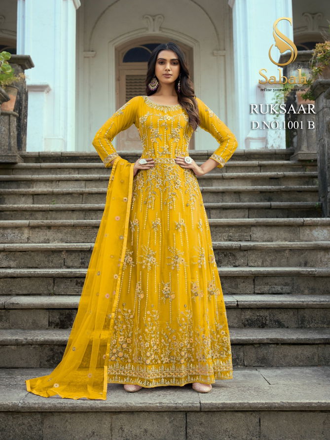 Ruksaar By Fk Heavy Net Wedding Salwar Suits Catalog